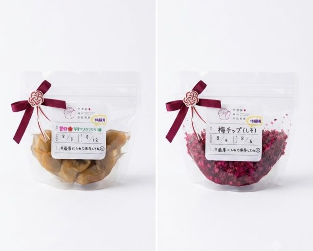 「商品紹介」
伊香保 梅の手仕事屋です🌸
当店の「梅の手仕事体験」では、事前に味見をしてから作るメニューを選べます✨
味見ができるメニューはこちらの4種類です!
1️⃣ しそ香る梅チップ
しその爽やかな香りと甘酸っぱさが広がる人気の一品です。
2️⃣ あまいかりかり梅(ハーフ・種なし)
カリッとした食感とやさしい甘さ!種なしで食べやすいタイプです。
3️⃣ くんせい+だしのうま味梅チップ
お出汁の旨味と燻製の香ばしさでおつまみにもぴったり!
4️⃣ さっぱりかりかり梅(ハーフ・種なし)
すっきりとした酸味が楽しめる、定番のかりかり梅です。
💡 嬉しいポイント
・お好みで「しそ」を入れて好きな色に調整できます🌿
・自分だけのオリジナルの梅作りが楽しめます!
📢 ご来店について
当日のお立ち寄り(ウォークイン)も大歓迎です!
ただし、当店は 【事前予約優先】 とさせていただいております。
お席に限りがございますので、ぜひ便利な Web予約 をご利用ください😊
ご予約はこちら➡️ https://ume-teshigoto.com/
📍 〒377-0102 群馬県渋川市伊香保町伊香保45 2F
📍石段街166段目
* 営業時間:10:00〜16:00
* 定休日:木曜日
お気に入りの味を見つけに、ぜひ体験しに来てくださいね😊
#伊香保梅の手仕事屋 #梅 #手仕事 #ドリンク #伊香保
