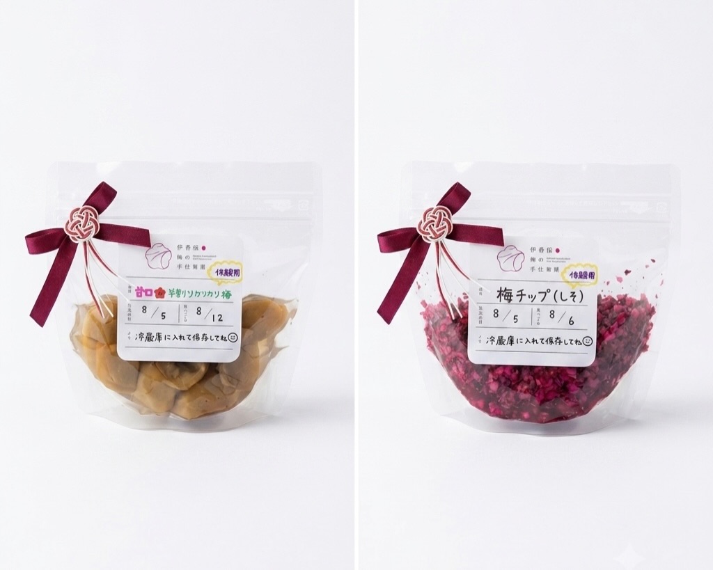 「商品紹介」
伊香保 梅の手仕事屋です🌸
当店の「梅の手仕事体験」では、事前に味見をしてから作るメニューを選べます✨
味見ができるメニューはこちらの4種類です!
1️⃣ しそ香る梅チップ
しその爽やかな香りと甘酸っぱさが広がる人気の一品です。
2️⃣ あまいかりかり梅(ハーフ・種なし)
カリッとした食感とやさしい甘さ!種なしで食べやすいタイプです。
3️⃣ くんせい+だしのうま味梅チップ
お出汁の旨味と燻製の香ばしさでおつまみにもぴったり!
4️⃣ さっぱりかりかり梅(ハーフ・種なし)
すっきりとした酸味が楽しめる、定番のかりかり梅です。
💡 嬉しいポイント
・お好みで「しそ」を入れて好きな色に調整できます🌿
・自分だけのオリジナルの梅作りが楽しめます!
📢 ご来店について
当日のお立ち寄り(ウォークイン)も大歓迎です!
ただし、当店は 【事前予約優先】 とさせていただいております。
お席に限りがございますので、ぜひ便利な Web予約 をご利用ください😊
ご予約はこちら➡️ https://ume-teshigoto.com/
📍 〒377-0102 群馬県渋川市伊香保町伊香保45 2F
📍石段街166段目
* 営業時間:10:00〜16:00
* 定休日:木曜日
お気に入りの味を見つけに、ぜひ体験しに来てくださいね😊
#伊香保梅の手仕事屋 #梅 #手仕事 #ドリンク #伊香保