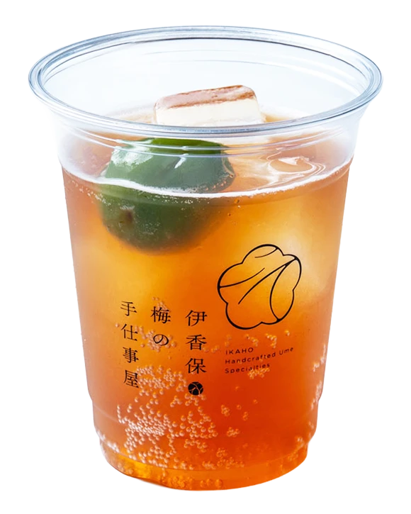 梅紅茶ソーダ